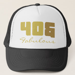 Fabulous 40th Birthday Trucker Hat
