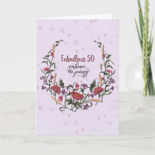 Fabulous 50 Card