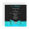 Fabulous 50 Teal Black Photo Elegant Birthday