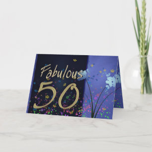 Fabulous 50th Birthday! Card