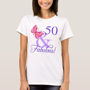 Fabulous 50th Birthday For Women T-Shirt