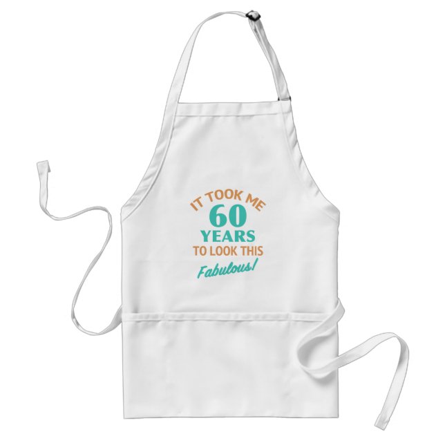 Fabulous 60th Birthday Standard Apron (Front)
