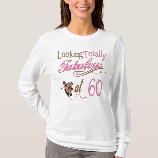 Fabulous 60th Birthday T-Shirt (Front)