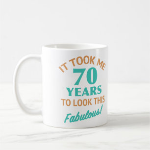 Fabulous 70th Birthday Coffee Mug