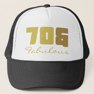 Fabulous 70th Birthday Trucker Hat