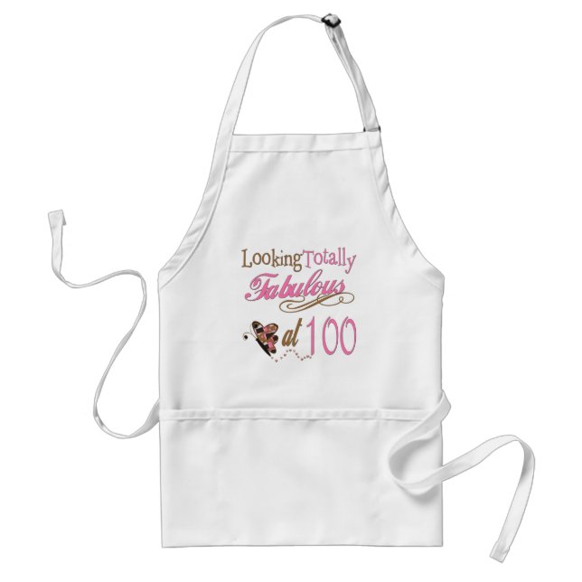 Fabulous at 100 Years old Standard Apron (Front)