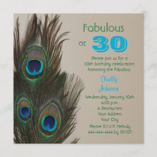 Fabulous at 30 30th Birthday Party Invitation