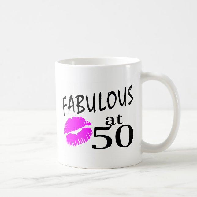 Fabulous at 50 coffee mug (Right)