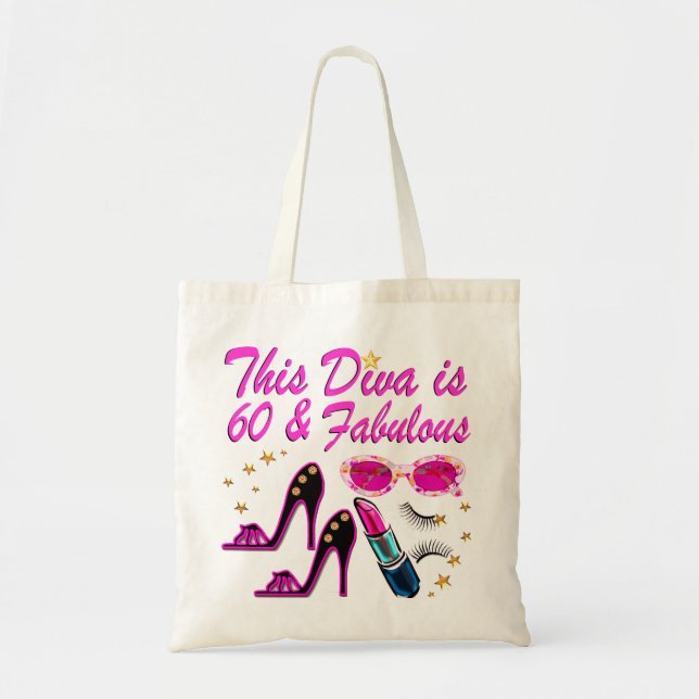 FABULOUS AT 60 TOTE BAG (Front)