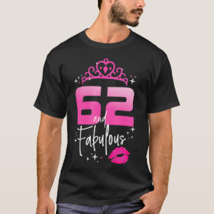 Fabulous at 62 Year Old Gifts 62nd Birthday Chapte T-Shirt