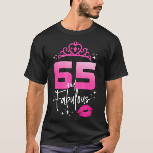 Fabulous at 65 Year Old Gifts 65th Birthday Chapte T-Shirt
