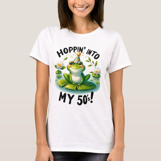 Fabulous at Fifty: The Frog's Leap T-Shirt (Front)