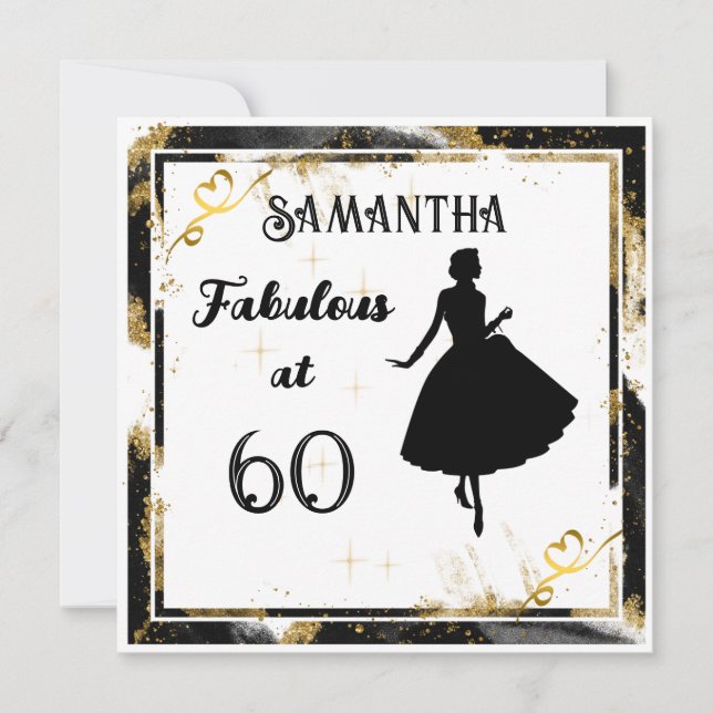 Fabulous at " your age"  birthday card (Front)