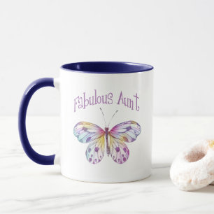 Fabulous Aunt Butterfly Gift Ideas Mug