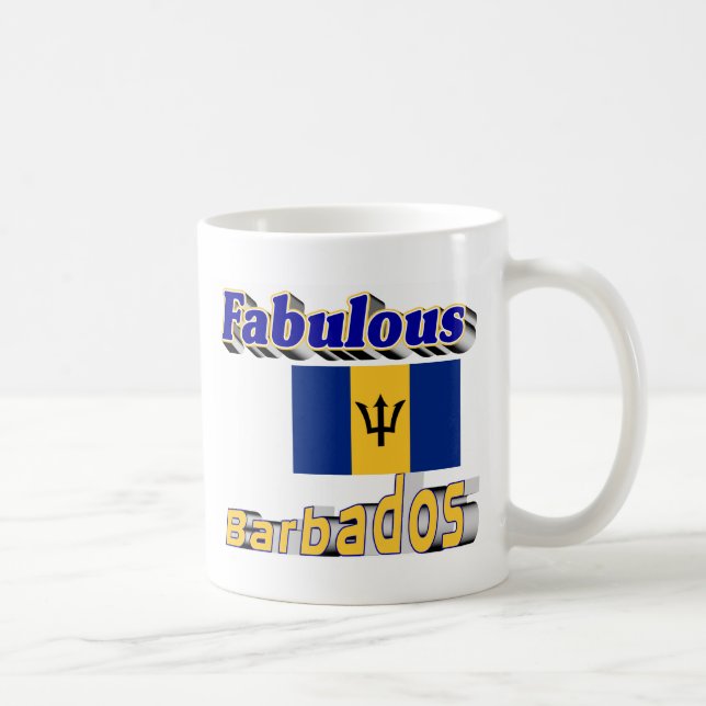 fabulous barbados coffee mug (Right)