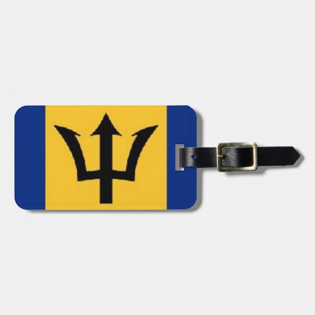 fabulous barbados luggage tag (Front Horizontal)