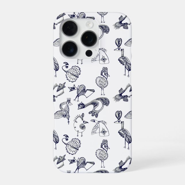 Fabulous birds iPhone case (Back)