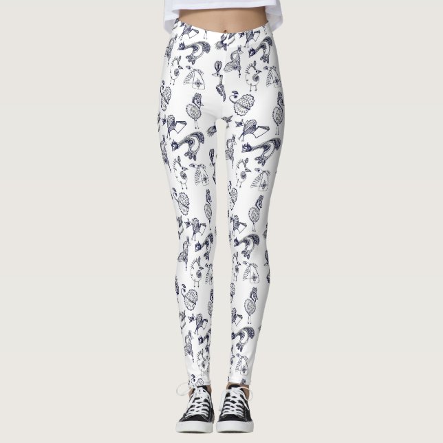 Fabulous birds leggings (Front)