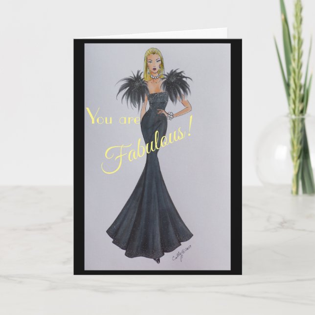 Fabulous Birthday Card (Front)