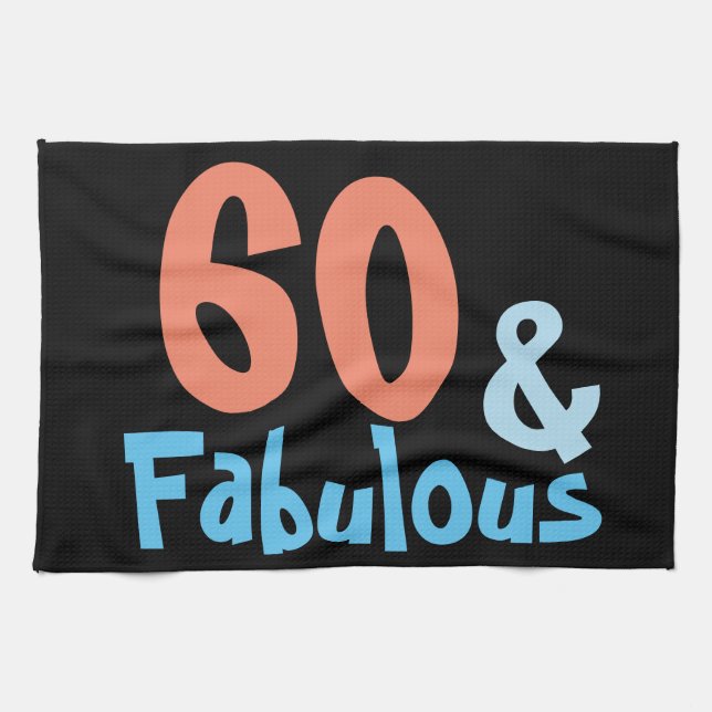 Fabulous Birthday Tea Towel (Horizontal)