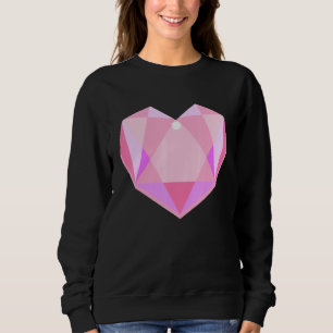 Fabulous Bling Rhinestone Style Hear Sweatshirt