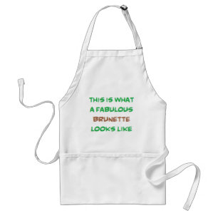 fabulous brunette standard apron