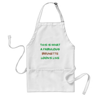 fabulous brunette standard apron