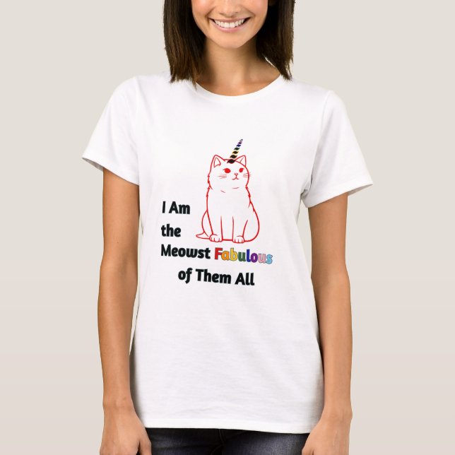 Fabulous Caticorn T-Shirt (Front)