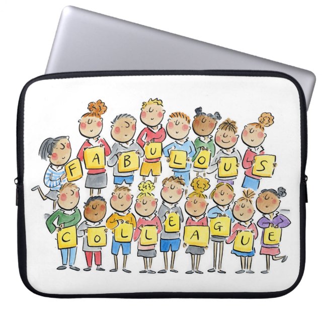 Fabulous Colleague Laptop Sleeve (Front)