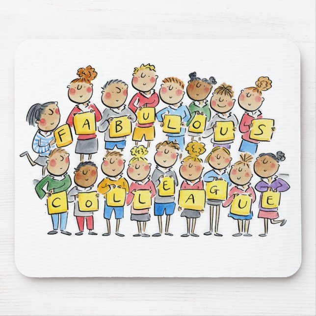 Fabulous Colleague Mouse Mat (Front)