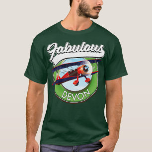 Fabulous Devon vintage retro patch T-Shirt