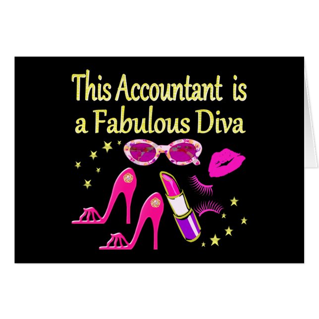 FABULOUS DIVA ACCOUNTANT DIVA (Front Horizontal)