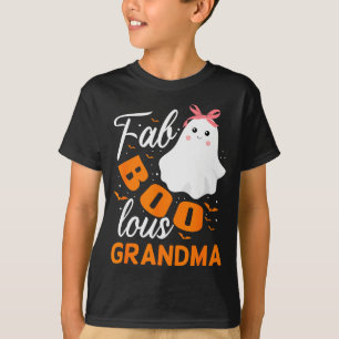 Fabulous Faboolous Grandma Ghost Halloween  T-Shirt