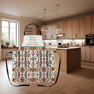 Fabulous Fall and Blue Customisable Apron