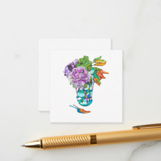 Fabulous Fall Vegetal Bouquet Enclosure Card