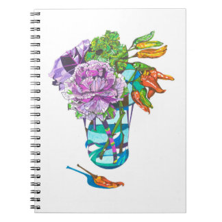 Fabulous Fall Vegetal Bouquet Notebook