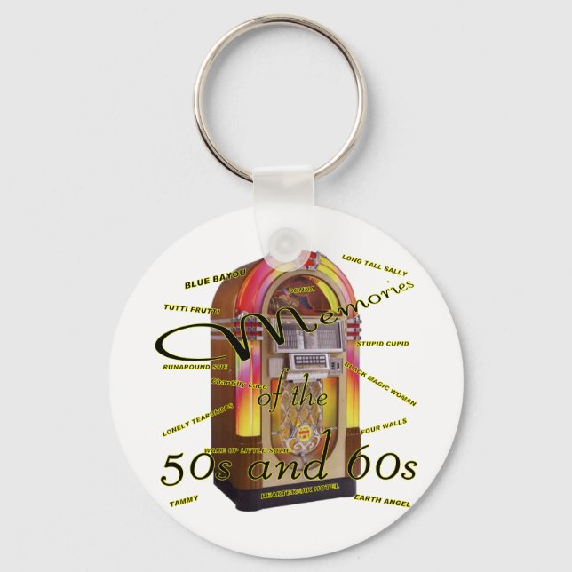 Fabulous fifties juke box key ring (Front)