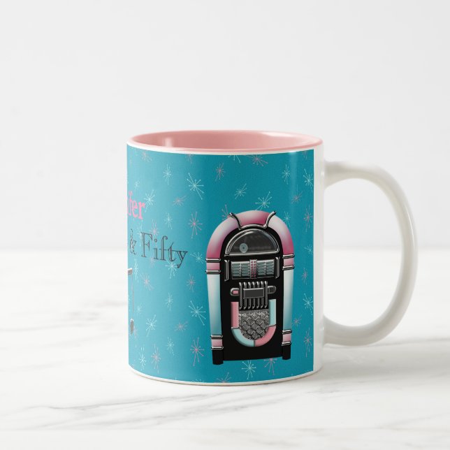 Fabulous Fifty Custom Birthday Mug (Right)