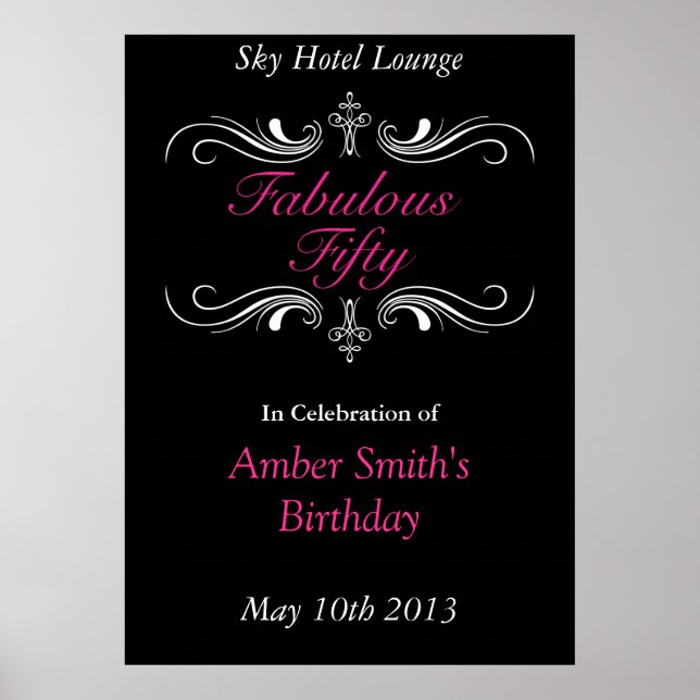 Fabulous Fifty Poster (Front)