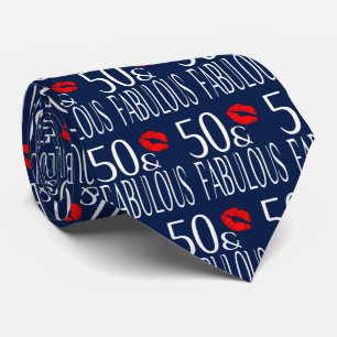 Fabulous Fifty Red Lips Tie