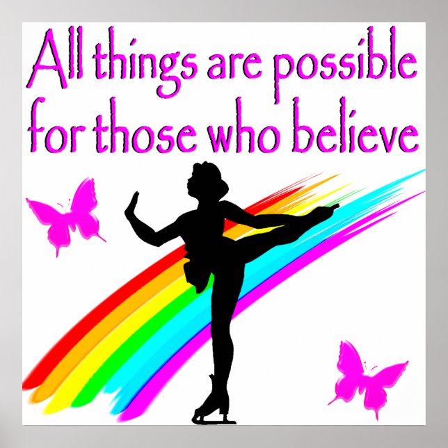 FABULOUS FIGURE SKATER POSTER (Front)