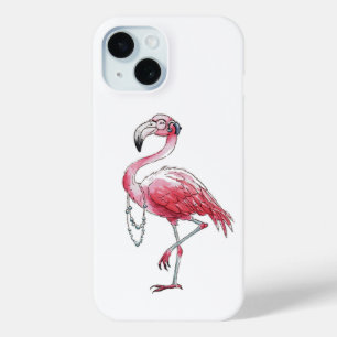 Fabulous Flamingo iPhone 15 Case