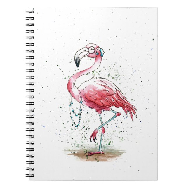 Fabulous Flamingo Notebook (Front)
