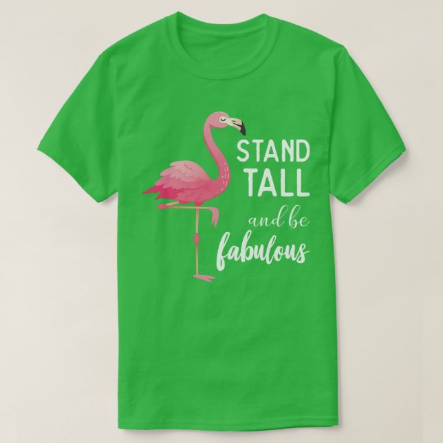 Fabulous Flamingo  T-Shirt (Design Front)