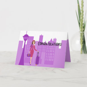 Fabulous Flight Attendant Card