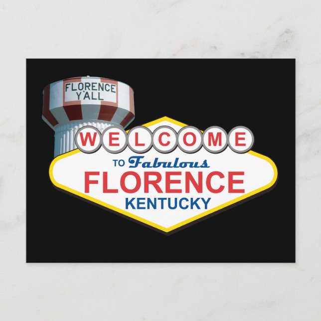 Fabulous Florence Ky Postcard (Front)