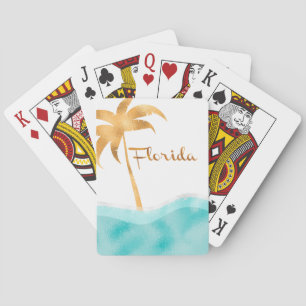 Fabulous Florida, Palm Tree Playing Cards