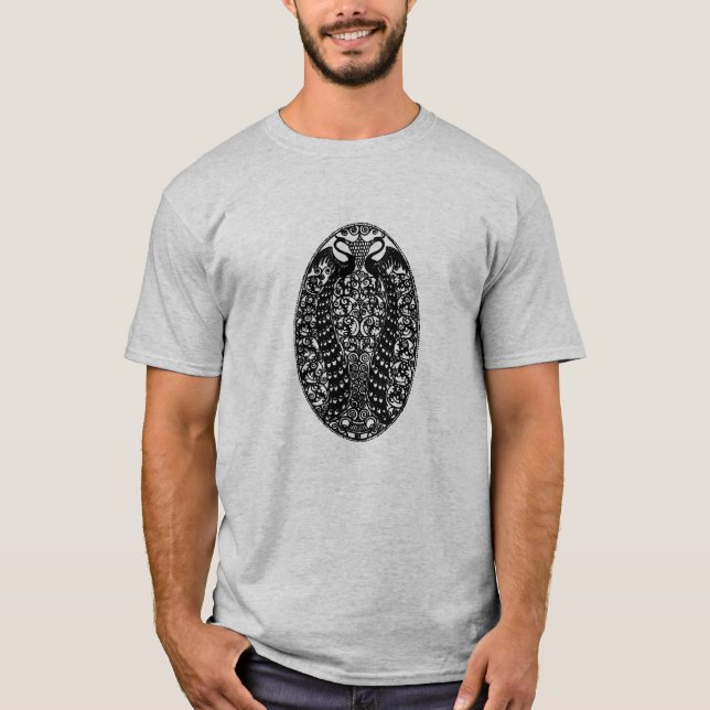 Fabulous French Peacocks  T-Shirt (Front)