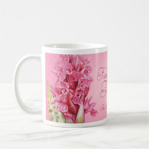 "Fabulous Friend" pink orchid thanks mug