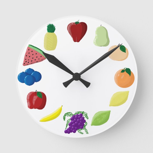 Fabulous Fruit Clock (Front)